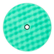 3M™ Perfect-It™ Foam Compoundpads - snelkoppelsysteem - groen - geprofileerd - 216 mm - 50874 | 1 Overdoos van 6 Stuk