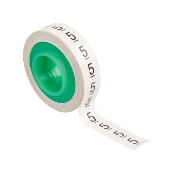 3M™ ScotchCode™ SDR-5 Kabelmarkering Navulrollen, Nummer "5", 10x Retailverpakking