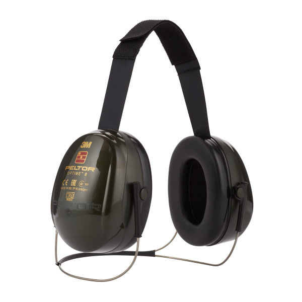 3M™ PELTOR™ Optime™ I Gehoorkappen, groen, nekband, H520B-408-GQ
