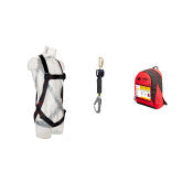 3M™ Protecta® Premium valbeveiligingsset - harnas - persoonlijke zelfintrekbare lijn van 1,8 m - rugzak - 1150508 | 1 Overdoos van 4 Stuk