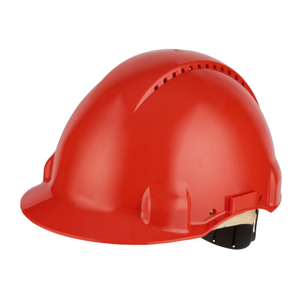 3M™ Veiligheidshelm, Uvicator, pinlock, ventilatie, leren zweetband, rood, G3000DUV-RD