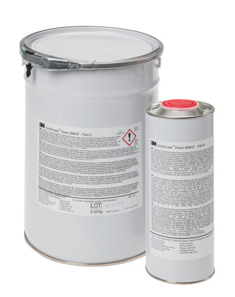 3M™ Scotchcast™ 894HF Polyurethane-Liquid Resin, Wit, Deel A+B, 7,4 kg
