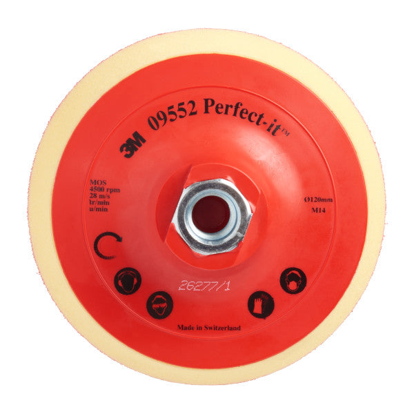 3M™ Perfect-It™ Steunpad, 125 mm, M14 aansluiting, 09552