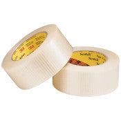 Scotch® Kruisgeweven Vezelversterkte Tape 8959 - Transparant - 25 mm x 50 m - 0.13 mm - 0.15 mm | 1 Overdoos van 36 Rol