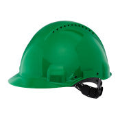 3M™ Veiligheidshelm - Uvicator - pinlock - ventilatie - kunststof zweetband - groen - G3000CUV-GP | Voordeelpallet a 160 stuks