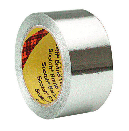 3M™ Aluminium Tape 1404, Zillver, 50 mm x 55 m