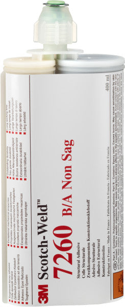 3M™ Scotch-Weld™ Epoxylijm 7260NS, Zwart, 400 ml