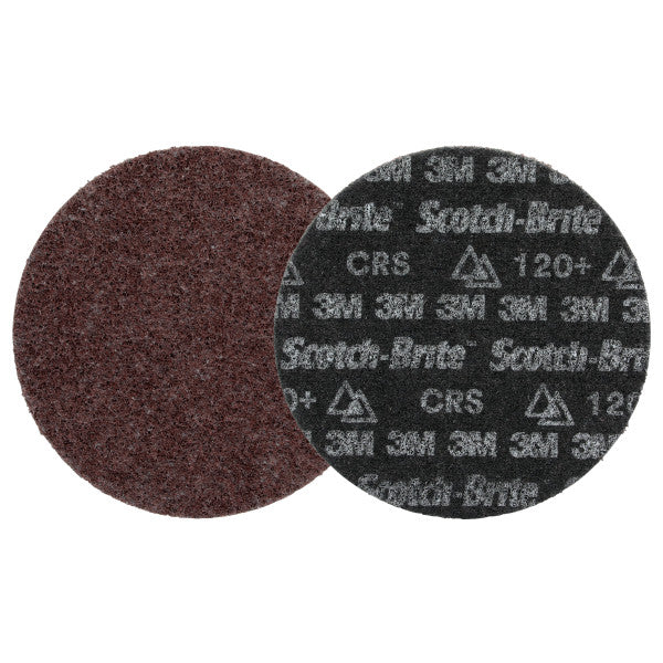 Scotch-Brite™ Precision Heavy Duty Surface Conditioning-schijf, HD-DH, Coarse 120+, 114.3 mm x NH, 50 ea/Case
