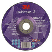 3M™ Cubitron™ 3 Afbraamschijf met verlaagd asgat - 98452 - 36+ - T27 - 150 mm x 7 mm x 22,23 mm - EN - 10/verpakking - 20 stuks/doos | 1 Pak van 10 Stuk