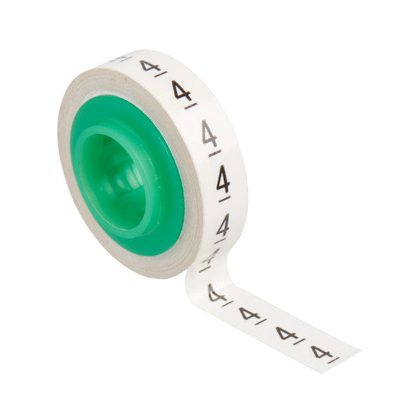 3M™ ScotchCode™ SDR-4 Kabelmarkering Navulrollen, Nummer "4", 3x Blisterverpakking