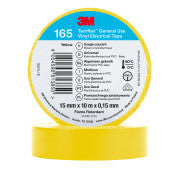 3M™ Temflex™ Vinyl isolatietape 165 - Geel - 15 mm x 10 m | 1 stuks
