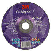 3M™ Cubitron™ 3 Cut & Grind-schijf - 47563 - 36+ - T27 - 150 mm x 3,2 mm x 22,23 mm - EN - 10/verpakking - 20 stuks/doos | 1 Pak van 10 Stuk