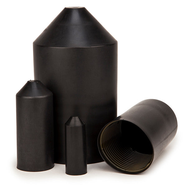 3M™ SKE 15/40 Warmtekrimpeindkap, Zwart, 40/15 mm, Bulk