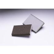 3M™ HI-Flex schuurspons soepel 2-zijdig - 125 mm x 98 mm x 13 mm - MED | 1 Pak van 24 Stuk
