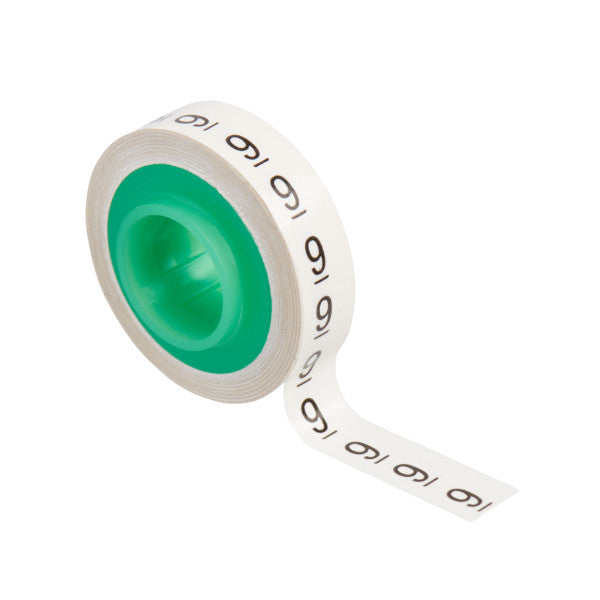 3M™ ScotchCode™ SDR-9 Kabelmarkering Navulrollen, Nummer "9", 10x Retailverpakking