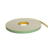 3M™ Dubbelzijdige Urethaan Schuimtape 4026 - Crèmewit - 19 mm x 33 m - 1.6 mm | 1 Overdoos van 12 Rol