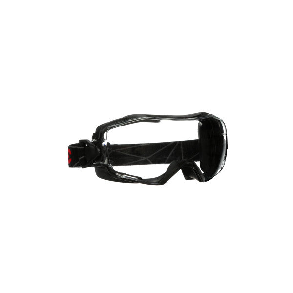 3M™ GoggleGear™ 6000 Ruimzichtbril, zwarte afdichtingsrand, Scotchgard™ condenswerende en krasbestendige coating (K&N), heldere lens, GG6001SGAF-BLK-EU, 10/doos