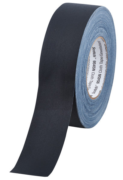 Scotch® 9545N Geïmpregneerde Textieltape, Zwart, 50 mm x 50 m, 0,3 mm