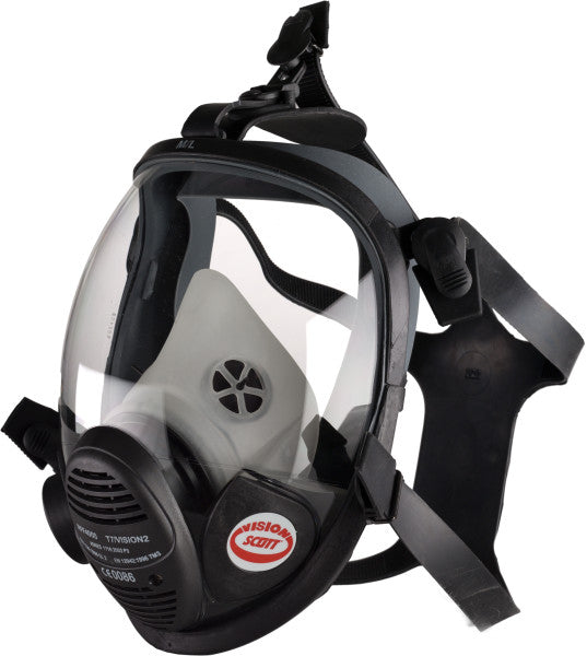 3M™ Herbruikbaar FF-602F, aan de voorkant te bevestigen volgelaatsmasker, medium, 4 stuks/doos