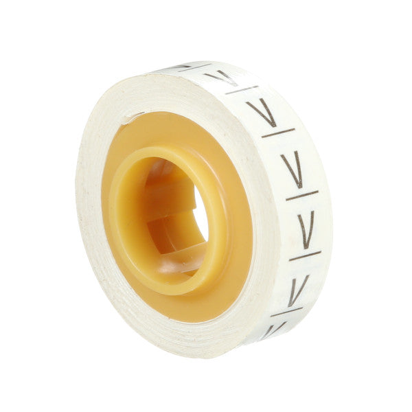3M™ ScotchCode™ SDR-V Kabelmarkering Navulrollen, Brief "V", 10x Retailverpakking