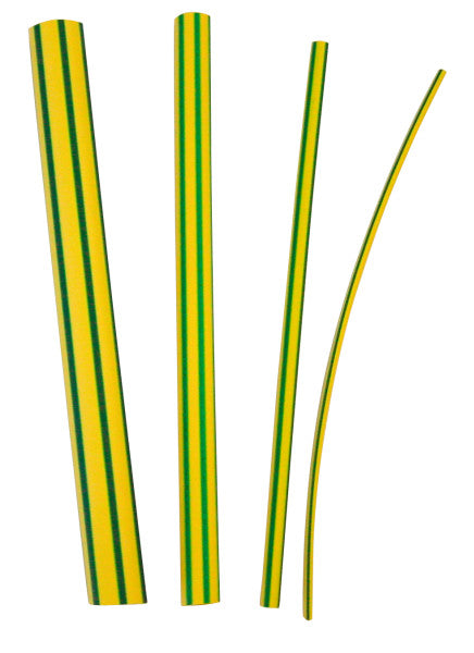 3M™ SFTW-202A Dunwandige Krimpkous, Geel-Groen, 4,8/2,4 mm, 75 m
