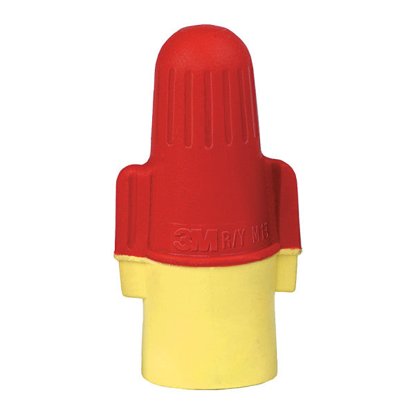 3M™ Scotchlok™ R/Y+ Draaibare Connector, Rood-Geel, 600 V, 0,75 - 6 mm², 100 Stuk / Zakje
