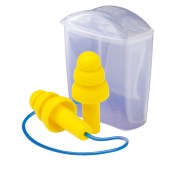3M™ E-A-R™ Ultrafit™ Oordoppen - met koord - opbergdoosje - 50 paar/doos - UF-01-100 | 1 Overdoos van 200 Paar