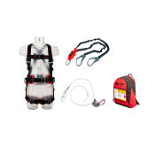 3M™ Protecta® Valbeveiligingsset voor mastklimmen - harnas - 1,5 m vallijn - 2 m werkpositioneringslijn - rugzak - 1150510 | 1 stuks
