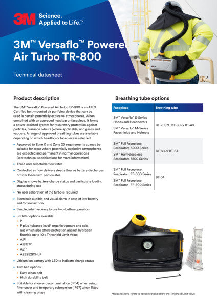 3M™ Versaflo™ Batterij, hoge capaciteit, TR-332
