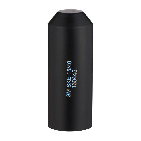 3M™ SKE 15/40 Warmtekrimpeindkap, Zwart, 40/15 mm