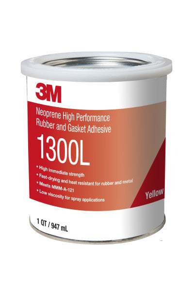 3M™ Hoogwaaride Neopreenlijm voor Rubber en Pakkingen 1300, Geel, 1 L