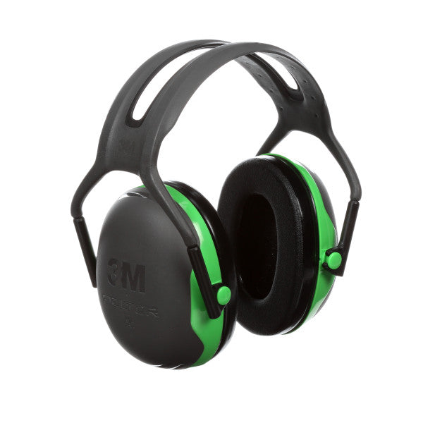 3M™ PELTOR™ Gehoorkappen, groen, hoofdband, X1A