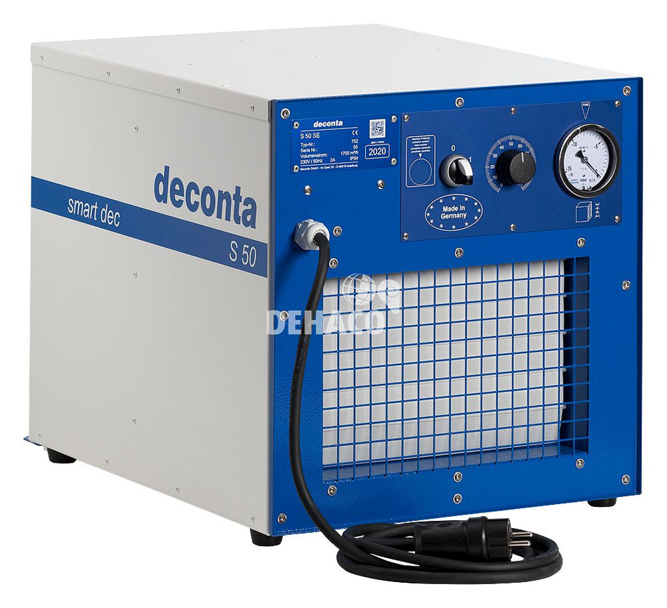 Deconta S50SE onderdrukmachine HEPA H13