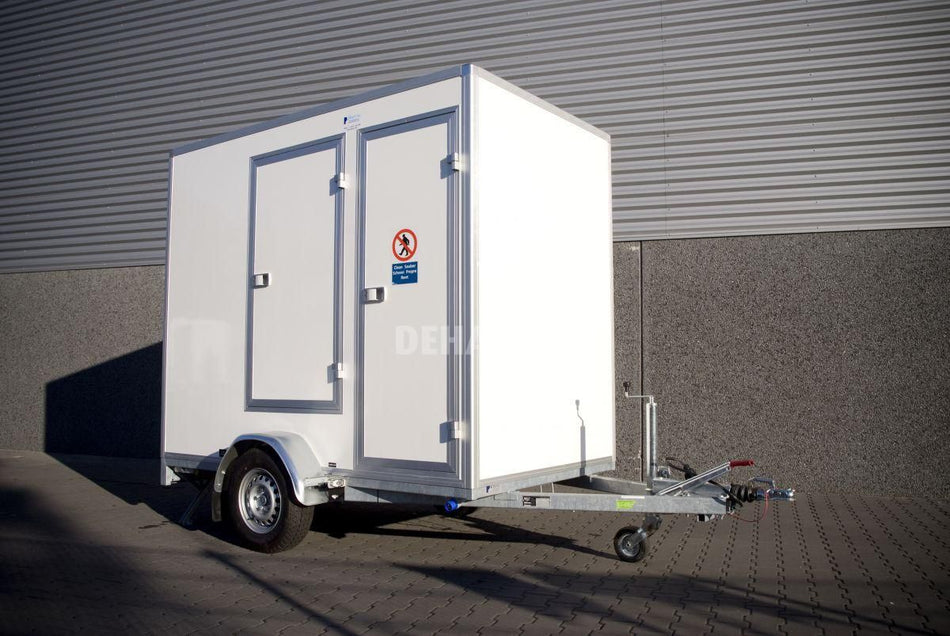 Dehaco D260 3-stage decontaminatiewagen enkelasser onderstel kleur wit