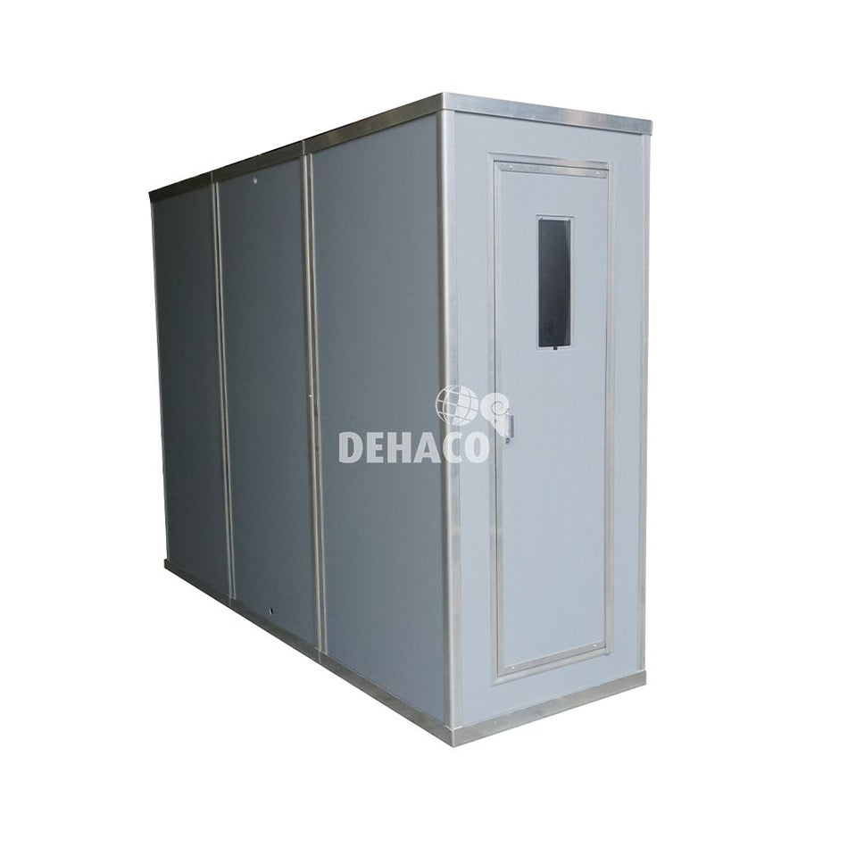 Dehaco panelendouche met 3 compartimenten 100 x 100 cm