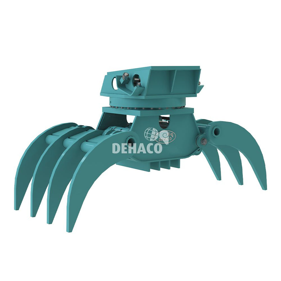 DHG1104-7T-R Hydraulische houtgrijper 7-tands met rotatie 16 - 25 ton