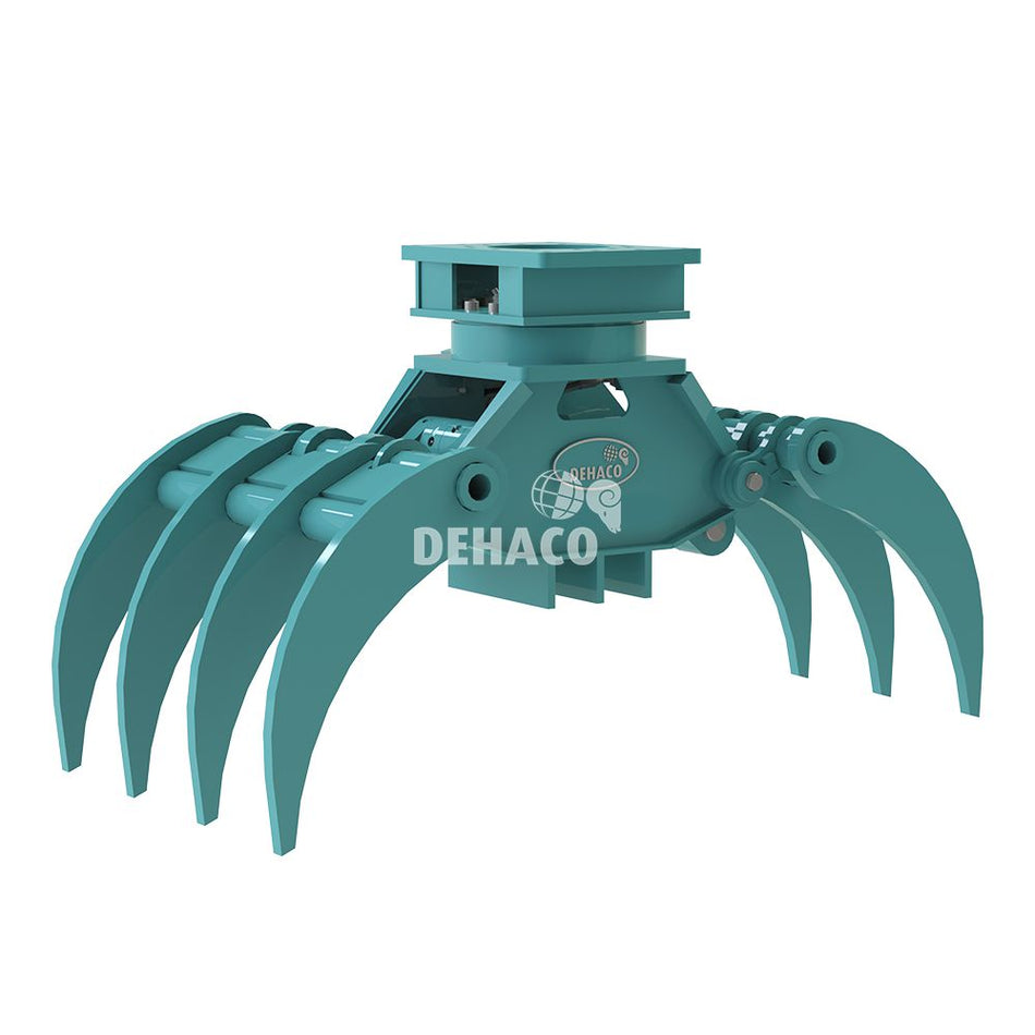 DHG300-7T-R Hydraulische houtgrijper 7-tands met rotatie 3,5 - 5 ton