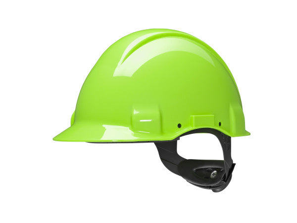 3M™ Veiligheidshelm, Uvicator, ratelverstelling, zonder ventilatie, 1000 V diëlektrisch, leren zweetband, wit, G3001MUV100V-GB