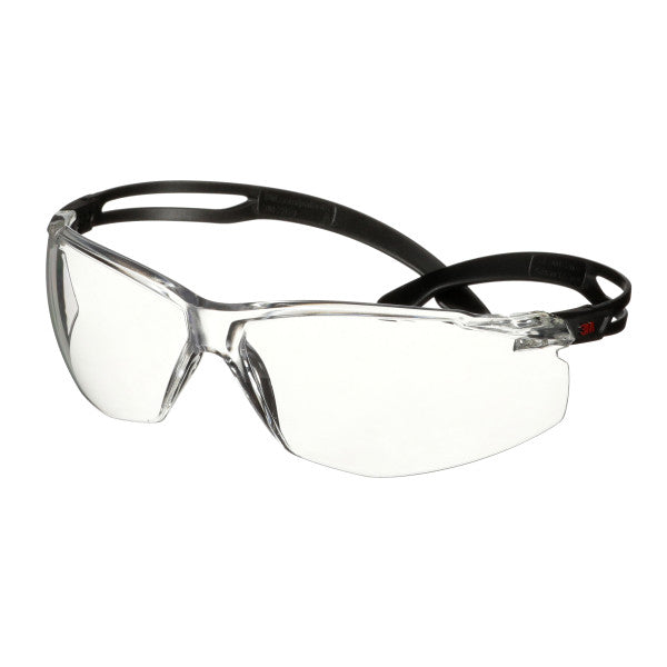 3M™ SecureFit™ 500 Veiligheidsbril, zwart montuur, antikras/anticondens, heldere lenzen, SF501AF-BLK-EU, 20/doos
