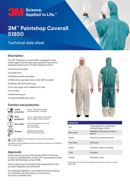 3M™ Spuitoverall 51850, 2XL