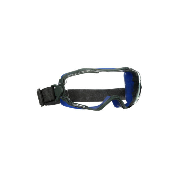 3M™ GoggleGear™ 6000 Ruimzichtbril, blauwe afdichtingsrand, neopreenband, Scotchgard™ condenswerende en krasbestendige coating (K&N), heldere lens, GG6001NSGAF-BLU-EU, 10/doos