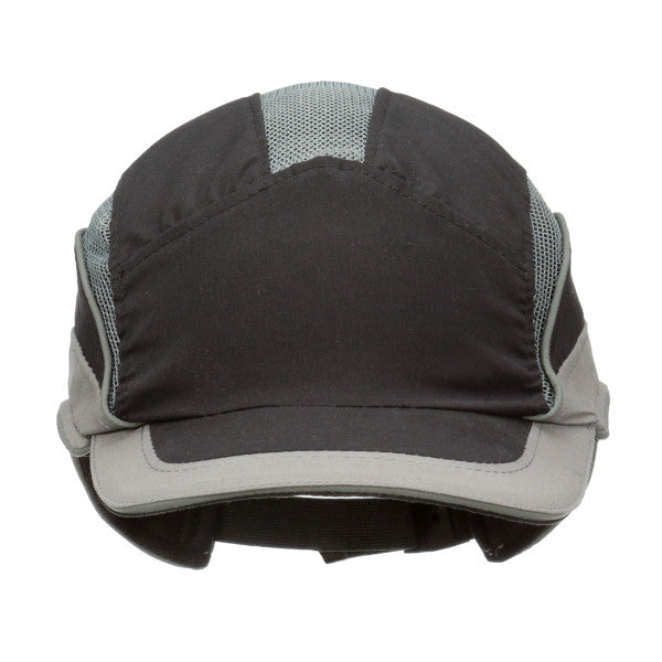 3M™ First Base™ 3 Stootpet 2031219, Elite, zwart/grijs, korte klep, 55 mm, aangepast