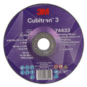 3M™ Cubitron™ 3 Afbraamschijf met verlaagd asgat - 74433 - 36+ - T27 - 150 mm x 7 mm x 22,23 mm - speciale voor maken van groeven EN - 10/verpakking - 20 st/doos | Voordeelpallet a 1680 stuks