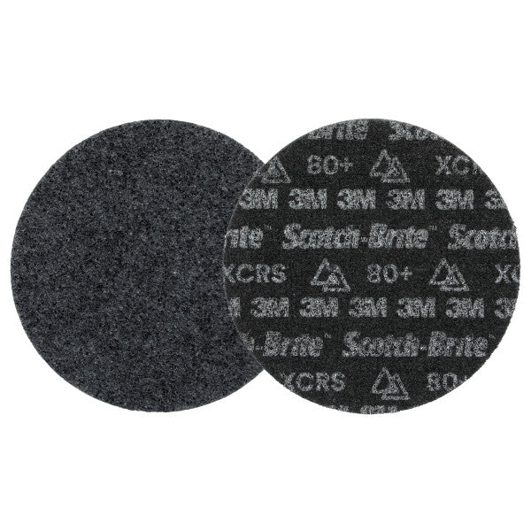 Scotch-Brite™ Precision Heavy Duty Surface Conditioning-schijf, HD-DH, Extra Coarse 80+, 102 mm x NH, 100 ea/Case