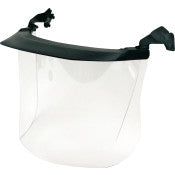 3M™ Gelaatsscherm - korte klep - polycarbonaat - helder - V4HK | Voordeelpallet a 400 stuks