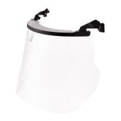 3M™ Gelaatsscherm - korte klep - polycarbonaat - helder - large - V4KK | 1 Overdoos van 10 Stuk