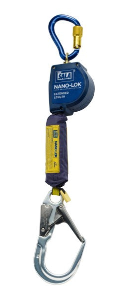 3M™ DBI-SALA® Nano-Lok™ XL (Extended Length) zelfintrekbare lijn, enkele lijn, web 2,8 m, 3101620