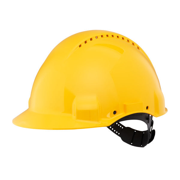 3M™ Veiligheidshelm, Uvicator, pinlock, ventilatie, kunststof zweetband, geel, G3000CUV-GU