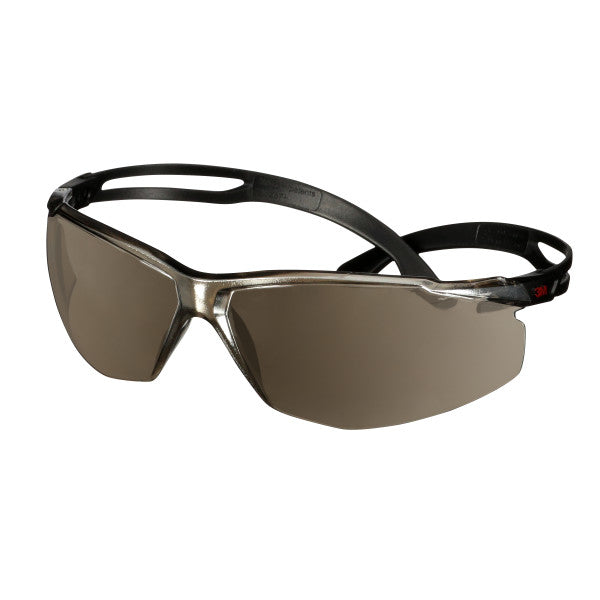 3M™ SecureFit™ 500 Veiligheidsbril, zwart montuur, antikras/anticondens, spiegelende zilverkleurige lenzen, SF509AF-BLK- 20/doos