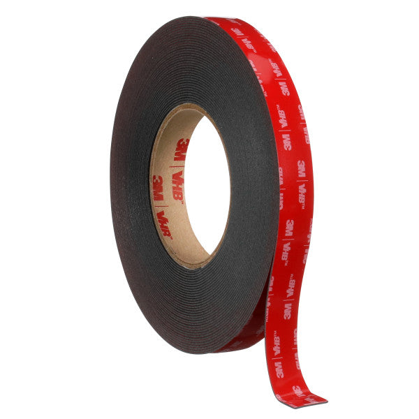 3M™ VHB™ Tape 5925F, Zwart, 12 mm x 33 m, 0.6 mm